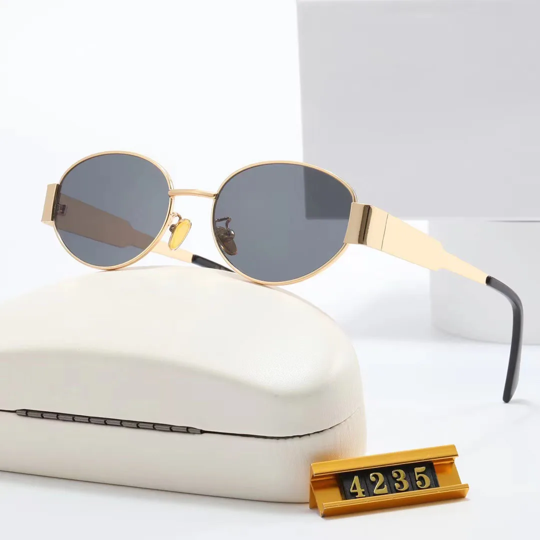 

Солнцезащитные очки в круглой оправе, новейшая популярная уличная Защита от солнца для мужчин и женщин, разработанная старшими дизайнерами модных брендов