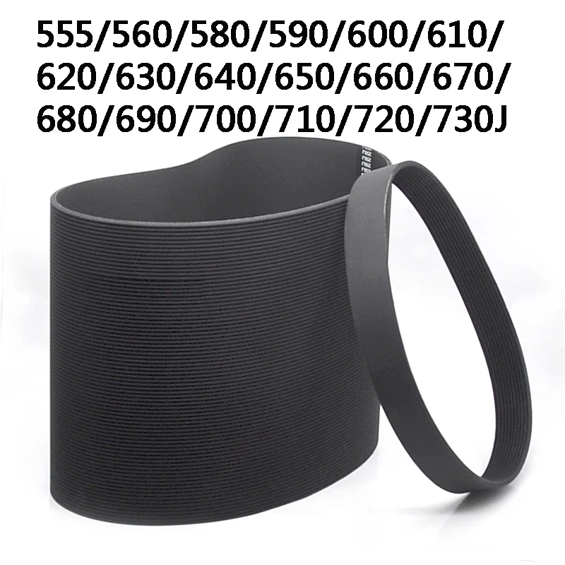 

Rubber Multi - Wedge Belt Poly Rib Wedge Belts 555/560/580/600/610/620/630/640/690/700/710/720/730J Transmission PJ Groove