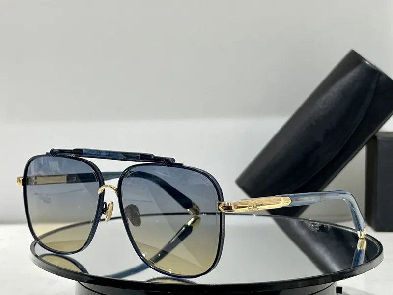 

Top Quality Luxury Brand Sunglasses Men Women K Gold Plating UV400 Acetate Frame Fashion Square Sun Glasses Original