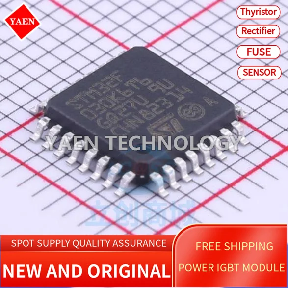 

STM32F030K6T6 32F030K6T6 LQFP-32 50 шт./лот новый оригинальный микроконтроллер хорошая цена и качество