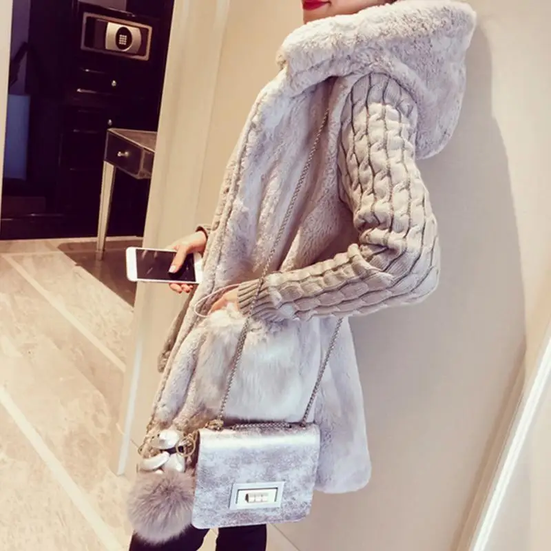 2021 Autumn Winter Warm Overcoat Big Fur Collar Hood Clothing Anorak Jacket Fashion Women Parka Warm Outerwear Coat With Hat