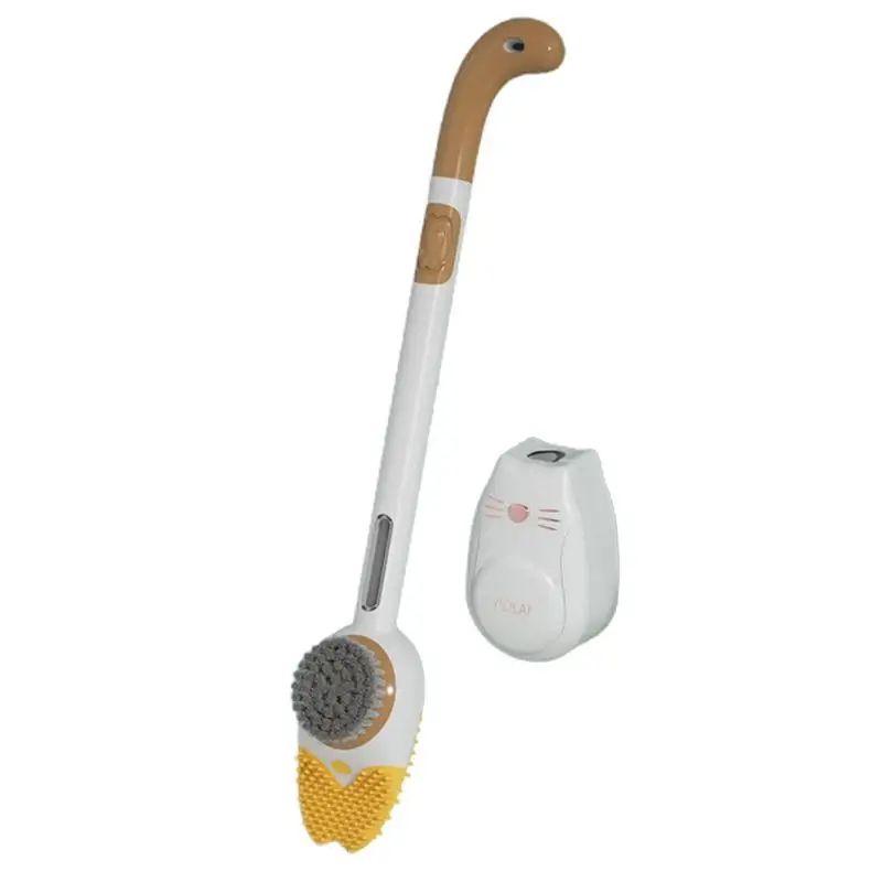 

Креативная силиконовая щетка для туалета с дозатором жидкого мыла и длинной ручкой, многофункциональная щетка для уборки дома