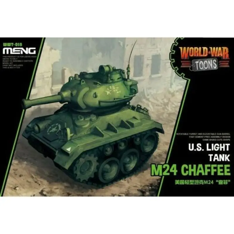 

MENG WWT-018 U.S. Light Tank M24 Chaffee [Q Edition] - Scale Model Kit