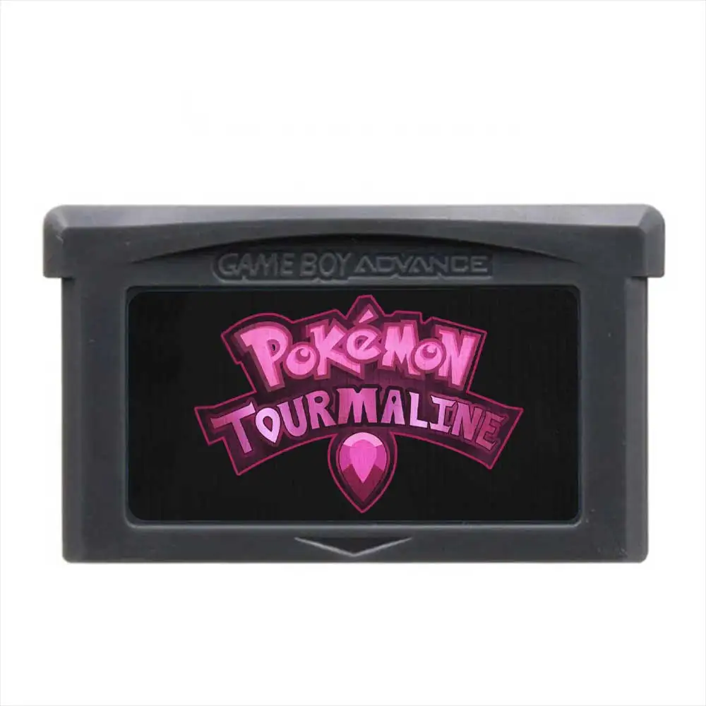 GBA Покемон Турмалин версия английская игровая Карта