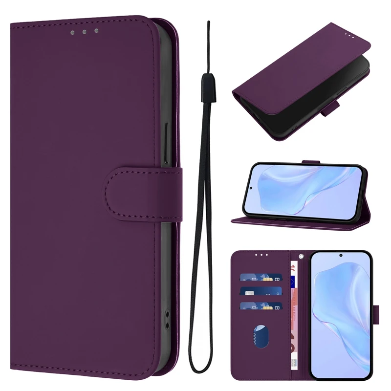 Фото Чехол для Xiaomi Poco M8 Pro, чехол-флип Candy Solid Color для Xiaomi Poco M8 Pro, чехол для телефона Xiaomi Poco M8 M 8 №2