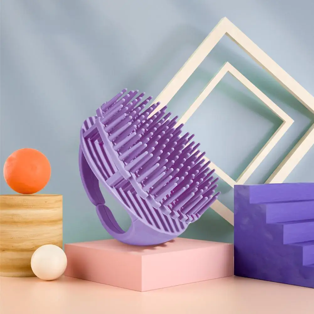 

Silicone Body Scalp Massage Brush Silicone Shampoo Comb Massage Bath Brush Washing Brush Brush Hair Brush Hair Shower F6k9