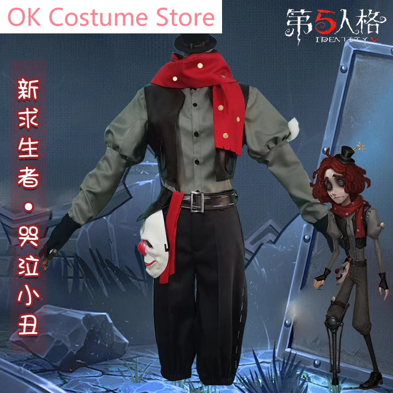 Аниме! Униформа для косплея клоуна Джокера