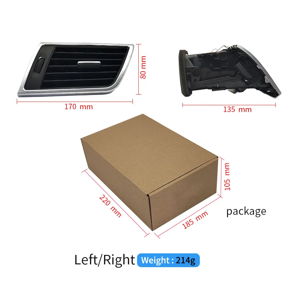 Для Mercedes W166 W292 левая и правая вентиляционная решетка переменного тока выпускная