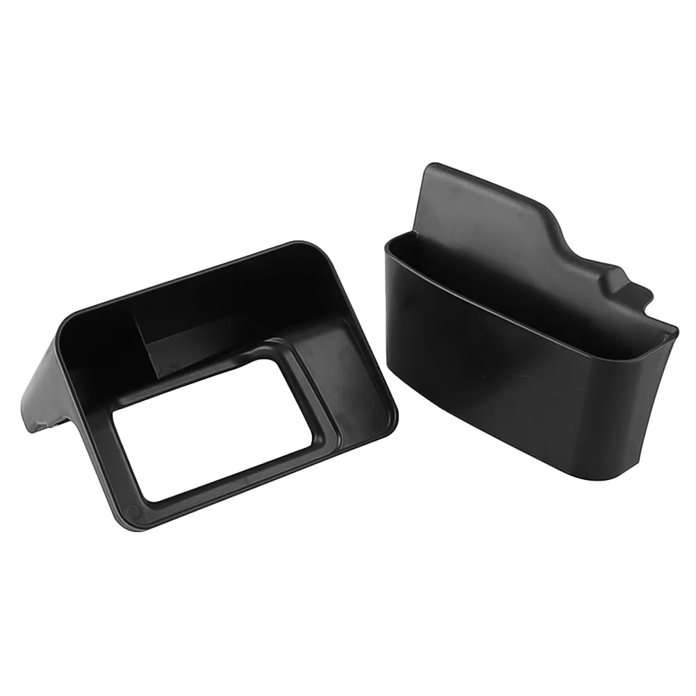 

Auto Accessories Car Phone Holder Seat Case 19X13cm Practical Box Storage Black