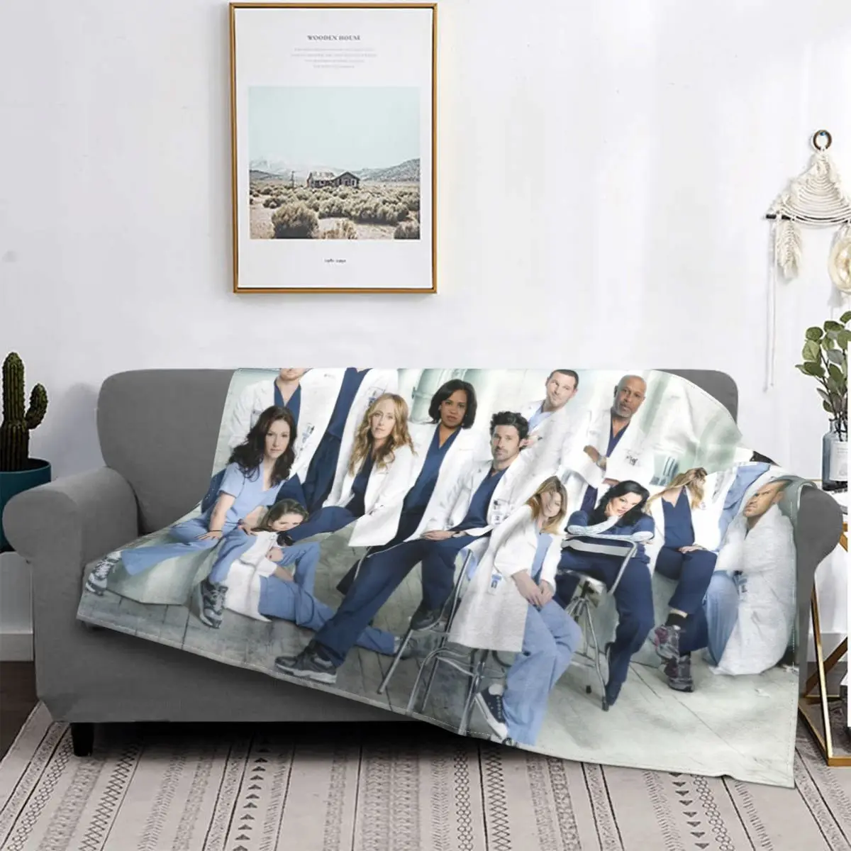 

Greys Anatomy Blanket Bedspread Bed Plaid Bed Covers Hoodie Blanket Children'S Cover