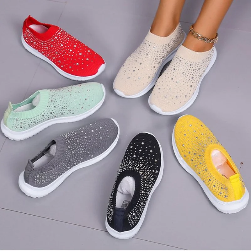 

Women Mesh Breathable Lightweight Work Platform Women's Sports Shoes Fashion Sports Comfortable Women's Shoes Platform Sneakers