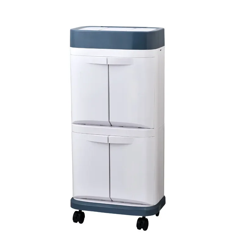 Новое большое ведро для мусора на 65 л кухни: с отделением влажной и сухой отходов