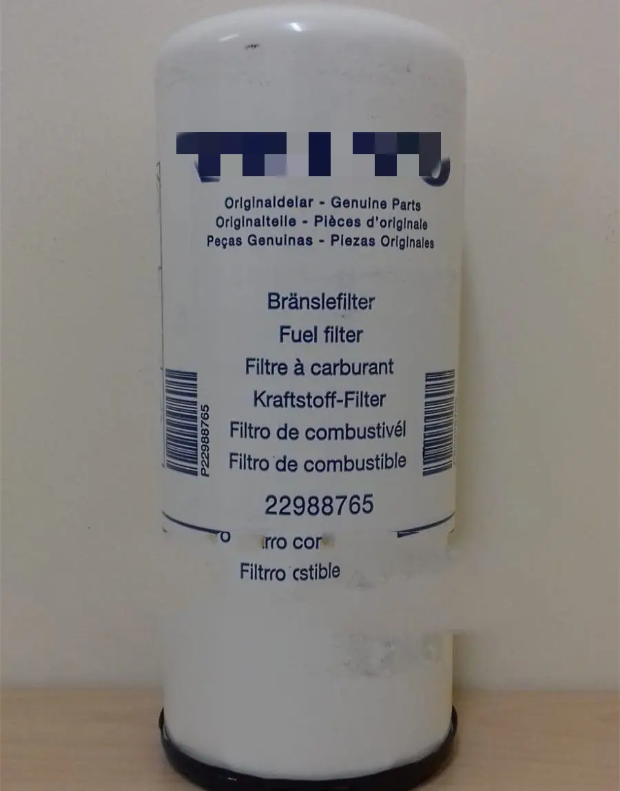 

Construction Machinery Equipment Accessories Excavator Diesel 22988765 Filter Element Filter