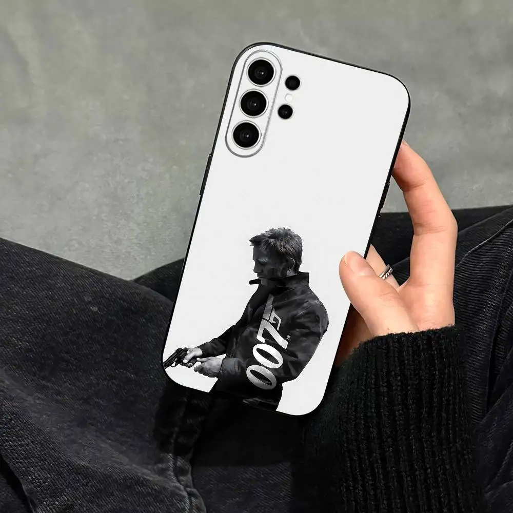 Фото Чехол для телефона 007 Джеймс Бонд для Samsung S25, S24, S21, S22, S23, S30, Ultra, S20, Plus, FE, Note, 10, 9, 5G, черный №5