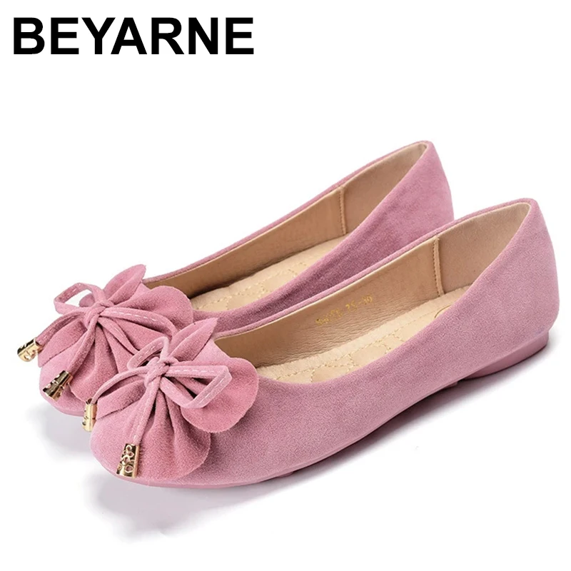 

Spring autumn sweet bow knot flats women flower appliques moccasins brand high quality ballet flats woman single shoes loafers