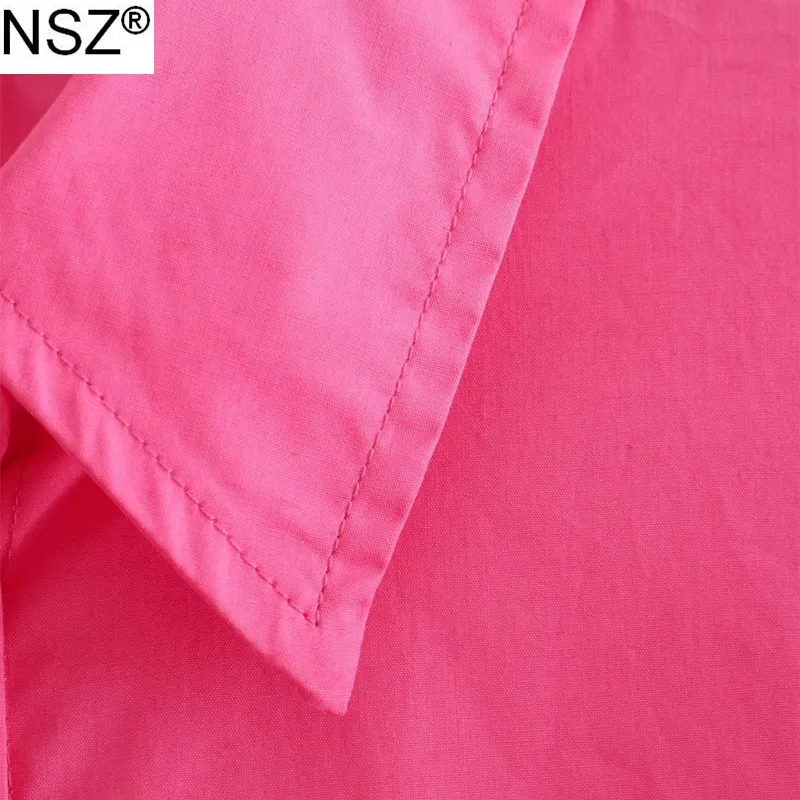 Женская хлопковая блузка с длинным рукавом отложным воротником |