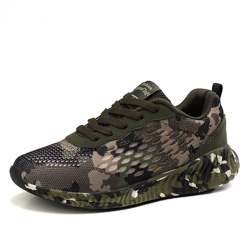 

Men's Shoes Fashion Casual Camouflage Sneakers Comfortable Breathable Men's Running Shoes Unisex Mesh Running Sneakers