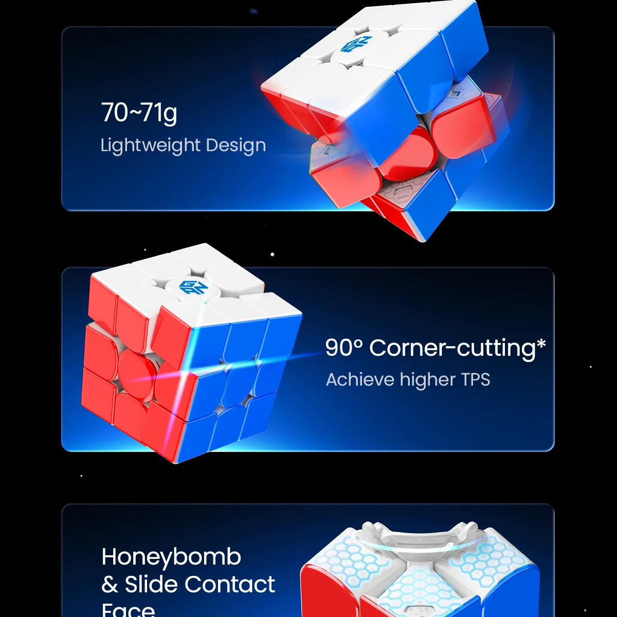 Магнитный Волшебный куб Gan 14 maglion UV новинка 2023 профессиональный волшебный без