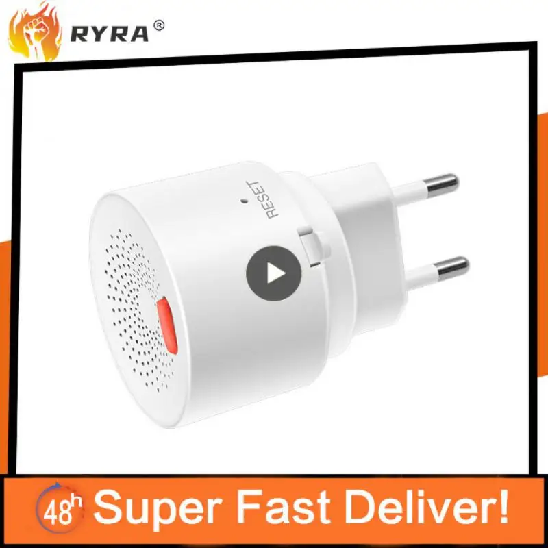 

Беспроводной смарт-детектор дыма Tuya, датчик утечки природного газа с Push-уведомлением и управлением через приложение