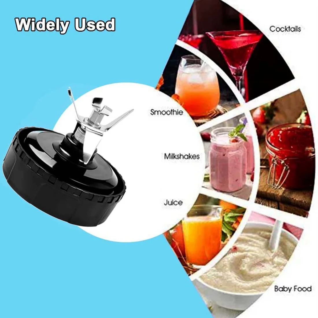 Запасные части для блендера Ninja с 6 ребрами Nutri Auto IQ BL450-70 BL451-70 BL454-70 BL455-70