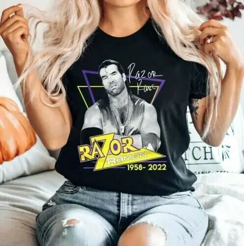 

Razor Ramon 1958-2022 Shirt Scott Hall Razor Ramon S-3XL Tshirt