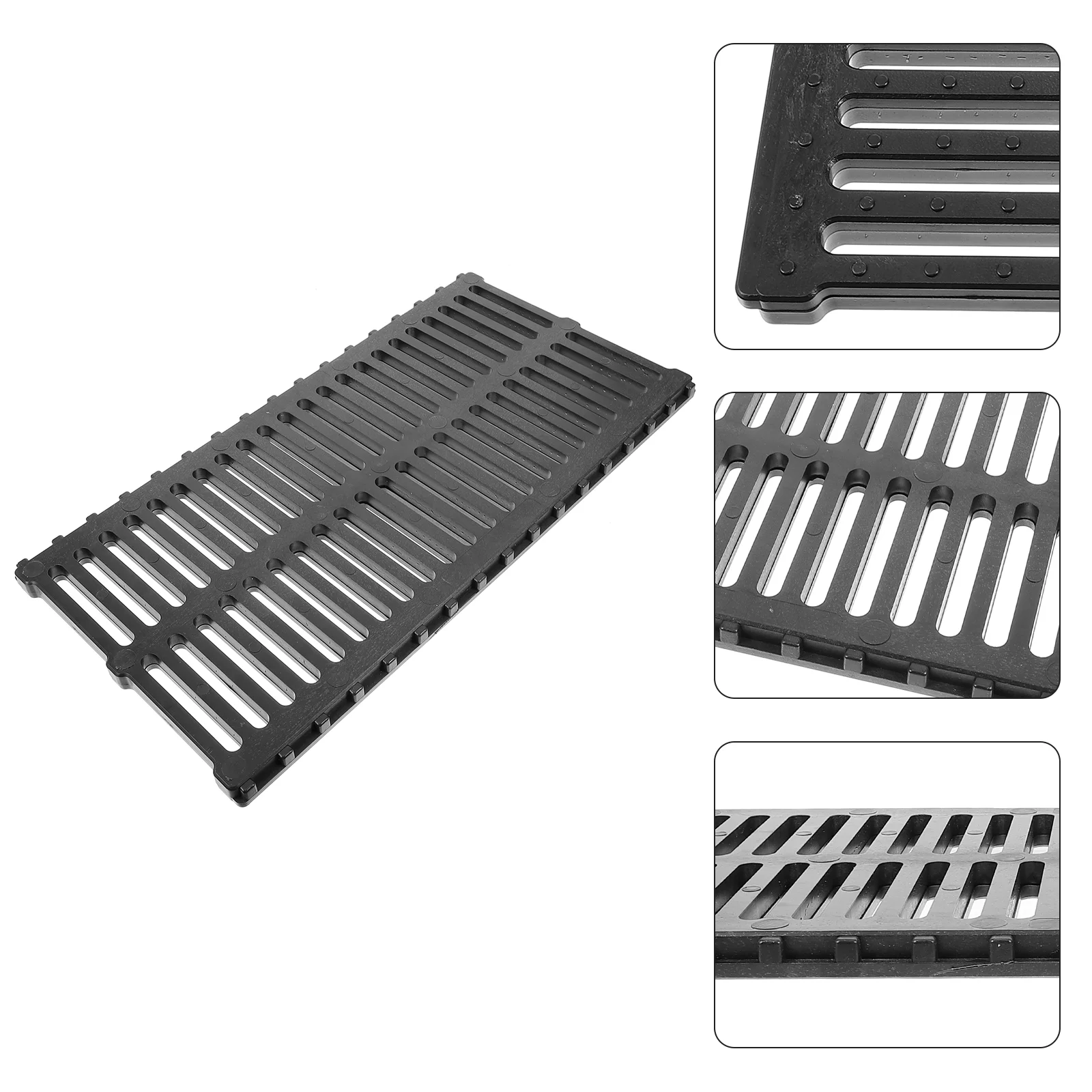 

Plastic Drain Grate Replaceable Sewer Cover Trench Drain Cover Sewer Accessory