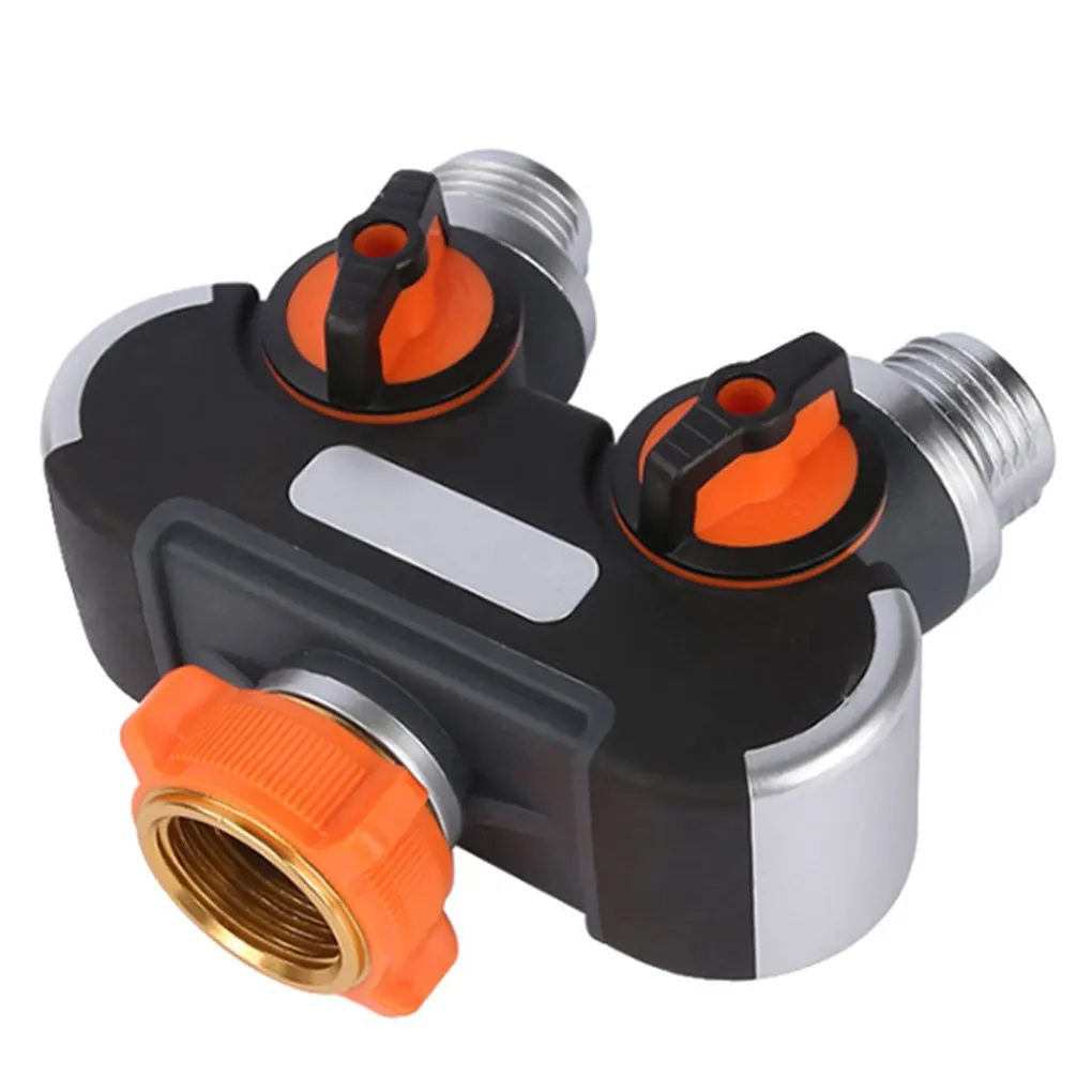 

Garden Irrigation Valve Water Tap Splitters Outdoor Tap And Faucet 1/2" 3/4" Water Divider Garden Watering Distributor