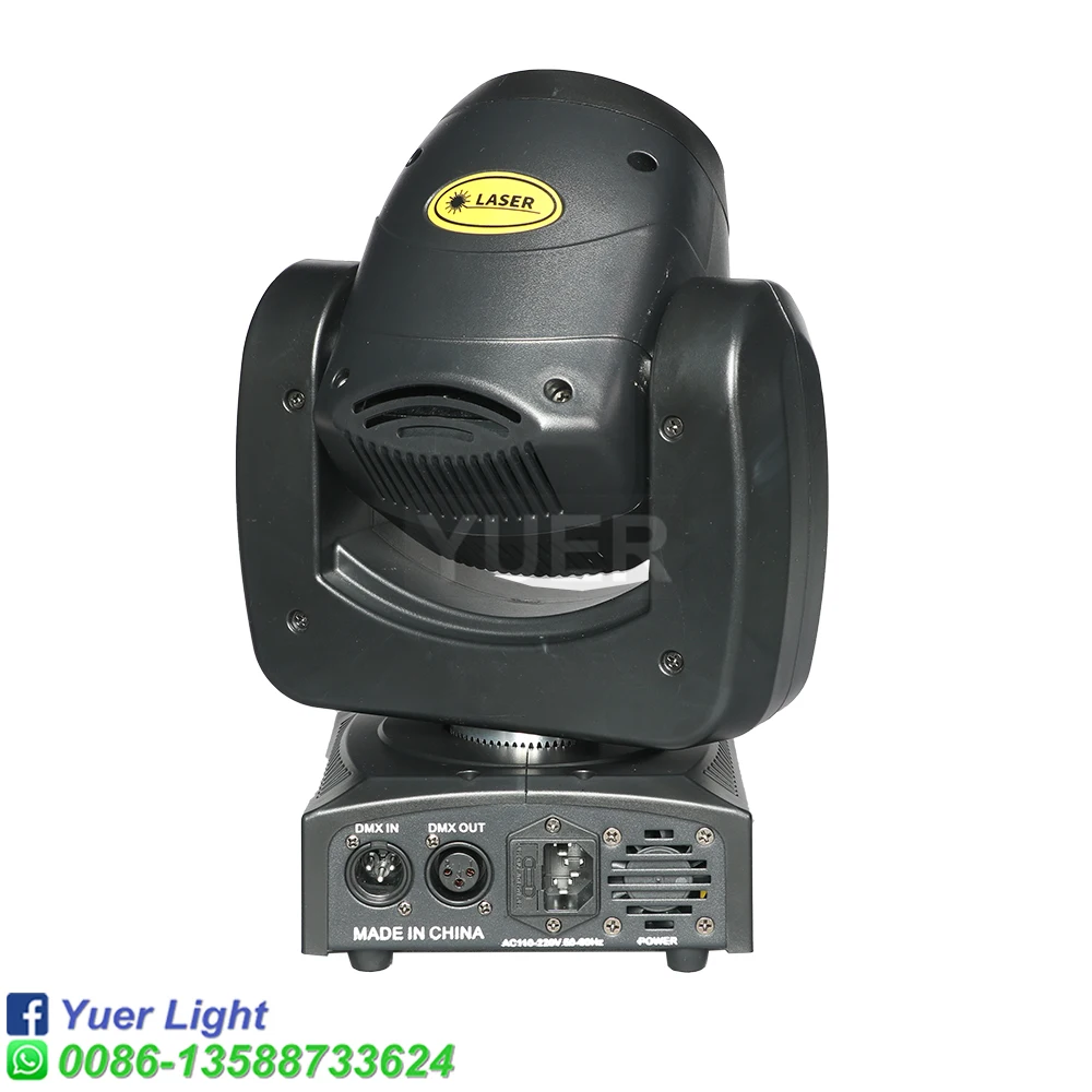 Фото YUER 20Kpps RGB 7 глаз с подвижной головкой, лазерный проектор Dj Disco, сценическое шоу, бар, бальное профессиональное освещение, DMX512, музыкальная вечеринка №3