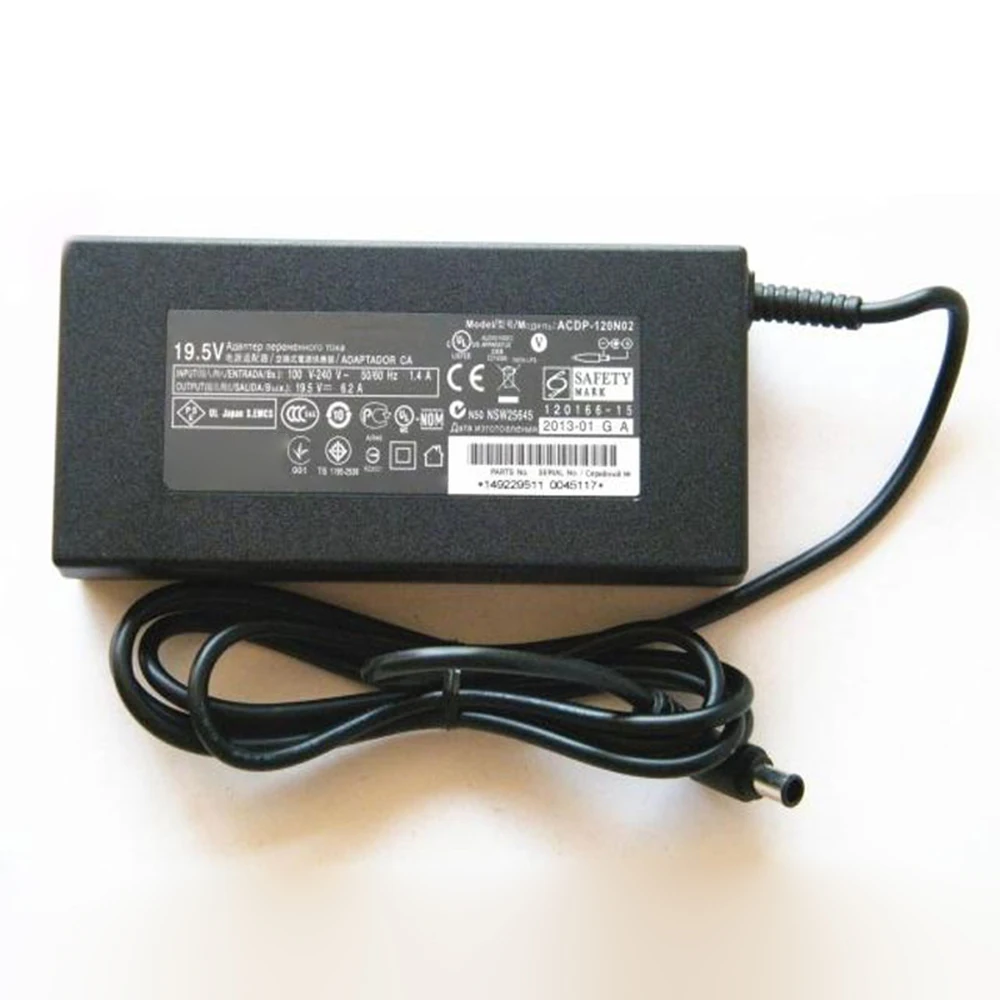 

For ACDP-120N01 ACDP-120N02 Laptop Charger Adapter 19.5V 6.2A 120W
