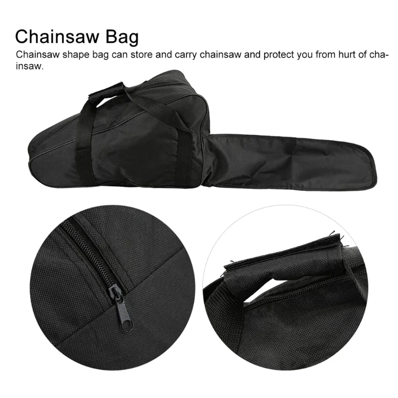 

Durable Chainsaw Bag Portable Black Carrying Waterproof Holder Holder Fit for Chainsaw Storage Bag Tool Bag
