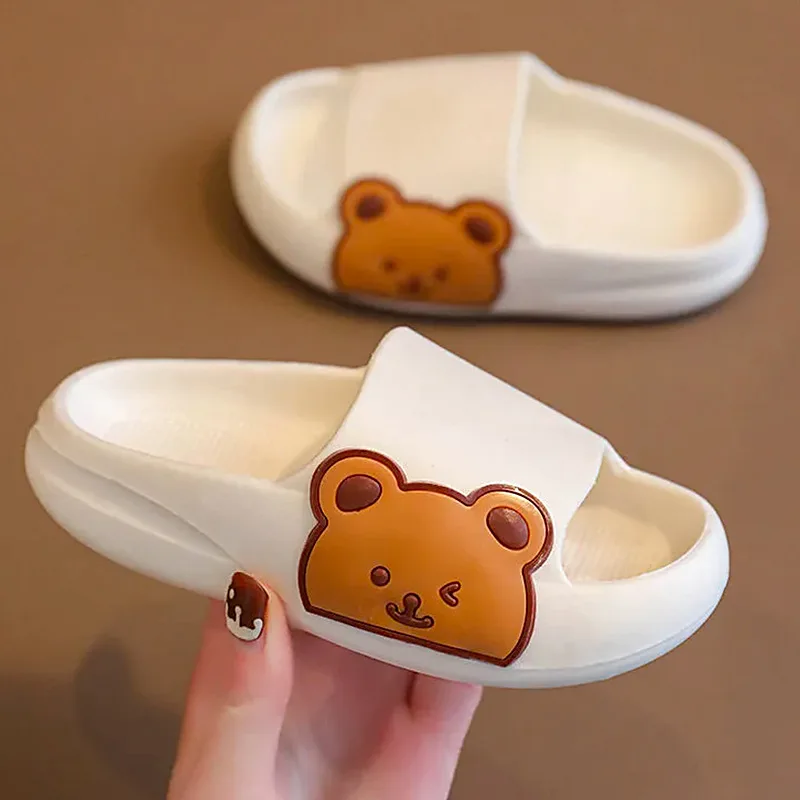 

2023 Boys and Girls' Children's Slippers New Summer EVA Material Soft Home Shoes Baby Garden Shoes Cartoon Pattern Outdoor