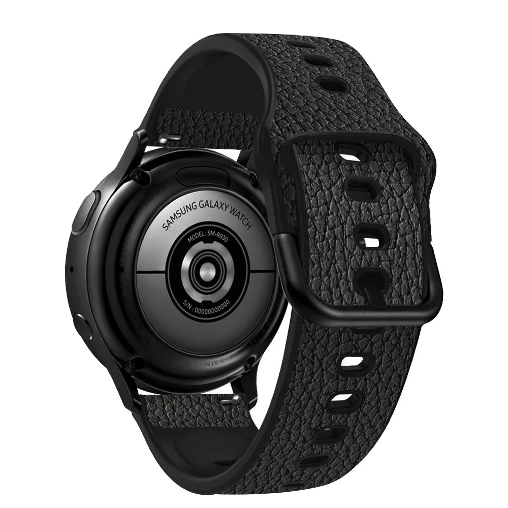 

20mm Silicone Leather Watchband For Huami Amazfit Bip S U Pro/GTR 42mm Smart Wrist Band Amazfit GTS 3 2 2E GTS3 GTS2 Mini Strap