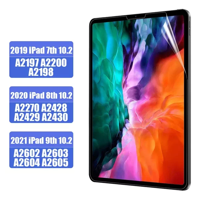 

Original for Apple iPad 9.7 Air 2 3 4 5 10.5 10.9 2021 Pro 11 10.2 7th 8th 9th Gen mini 1 2 3 4 5 62Pcs iPad Paper like screen