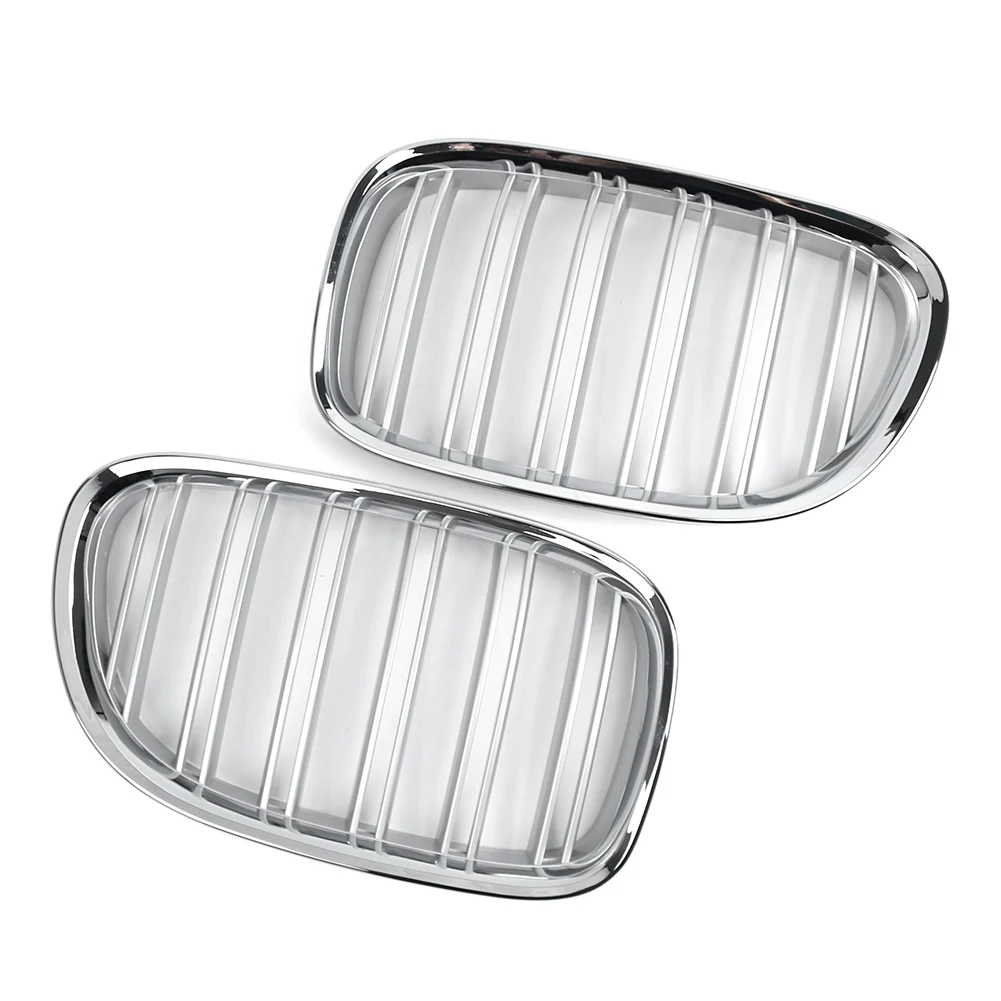 2 шт. хромированный автомобильный передний решетчатый гриль для BMW 7 серии F01 F02 730LI