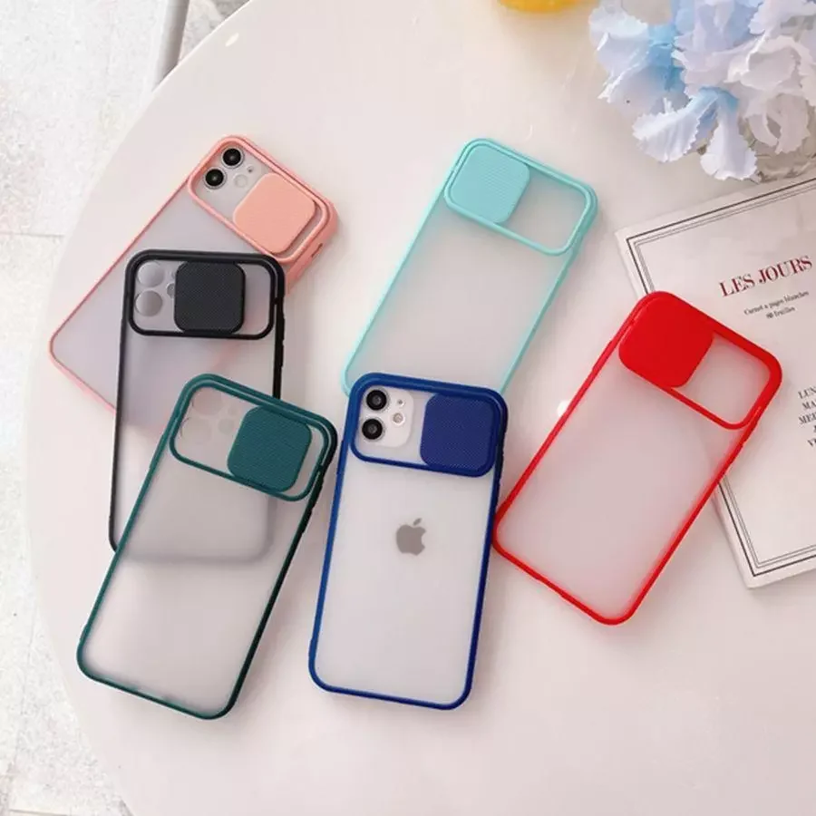 

Lens Matte transparent Protection Case For iPhone 12 13 Pro Max MiNi 11 Pro 8 7 6 6s Plus Xr Xs Max X SE 2020 Soft Cover