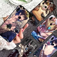 hashibira inosuke demon slayer anime phone case for xiaomi redmi note 7 8 9 11 i t s 10 a poco f3 x3 pro lite funda shell