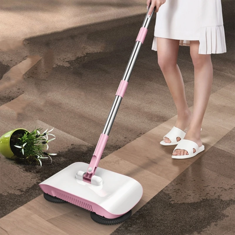 Ручная подметальная машина портативный инструмент для уборки 2 в 1 метла и швабра