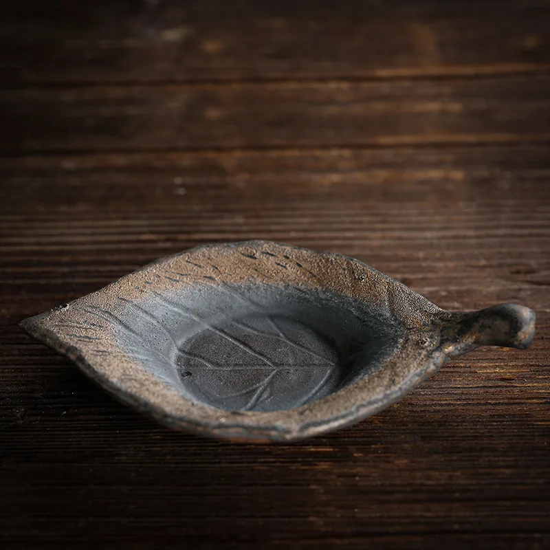 

Fu Heat Coarse Creative Pottery Handmade Coaster Mat Ceremony Retro Mug Kung Ceramic Tray Coasters Proof Tea Saucer Tea Cup