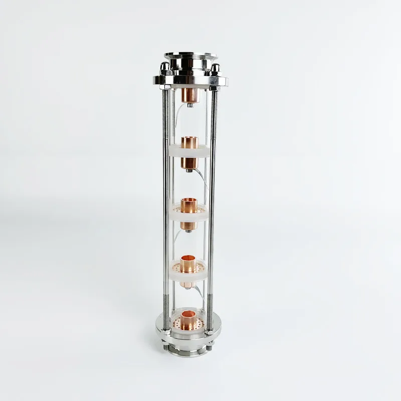 2&quot(51mm) OD64 Distillation Column Copper Bubble Plate Distillation. 4 Floors/5 Floors High-Quality Glass Tower - купить по