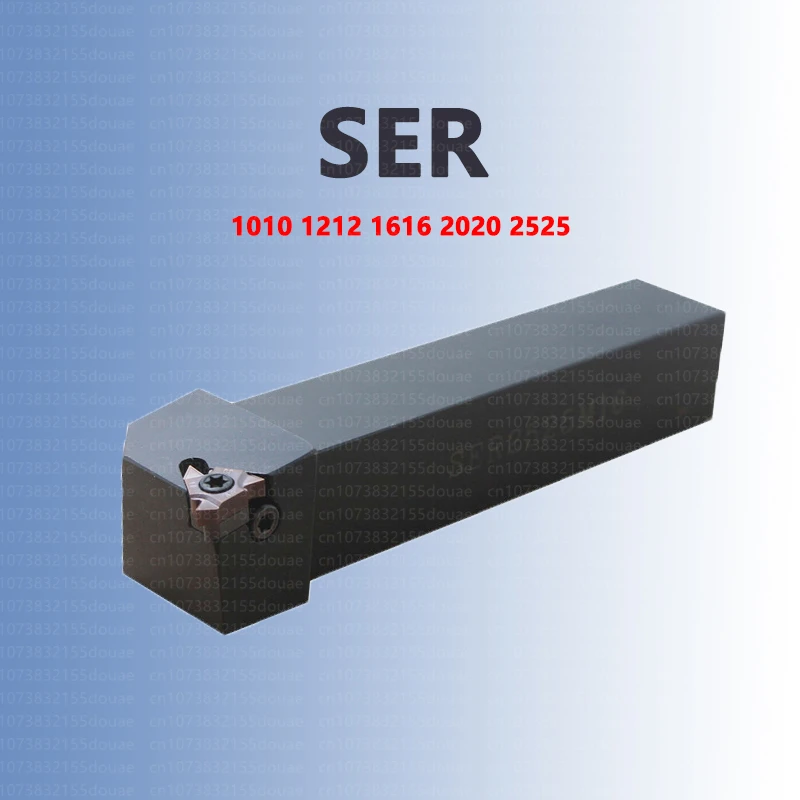 

SER1616K16 SER2020K16 SER2525M16 SER2525M22 CNC Threading Lathe Toolholder SER1010H11 SER1212H11 External SER SEL 12mm 16mm 25mm