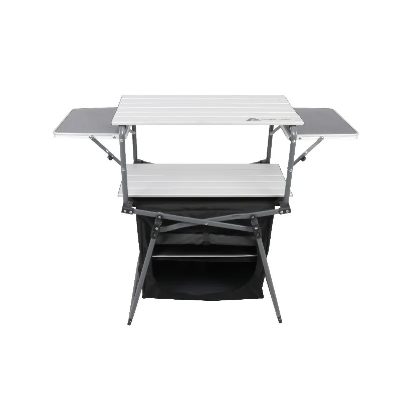 

Ozark Trail Kitchen Camping Table, Silver