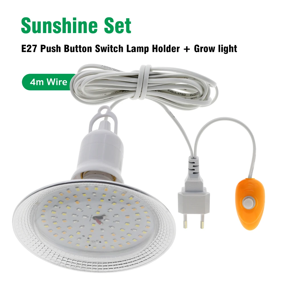 Hunta E27 светодиодная фитолампа для теплицы 18Вт