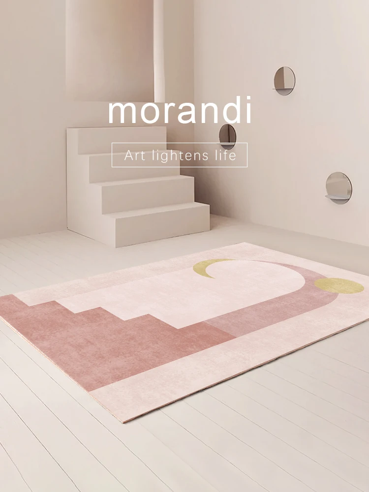 

Morandi цветной декоративный ковер для спальни для девушек, высококачественные ковровые покрытия для большой гостиной, нескользящий напольны...