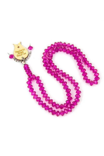 

Iqİrah SME специальная тарелка 99lu Crystal Hajj Umrah подарок молитвенные бусины фуксия