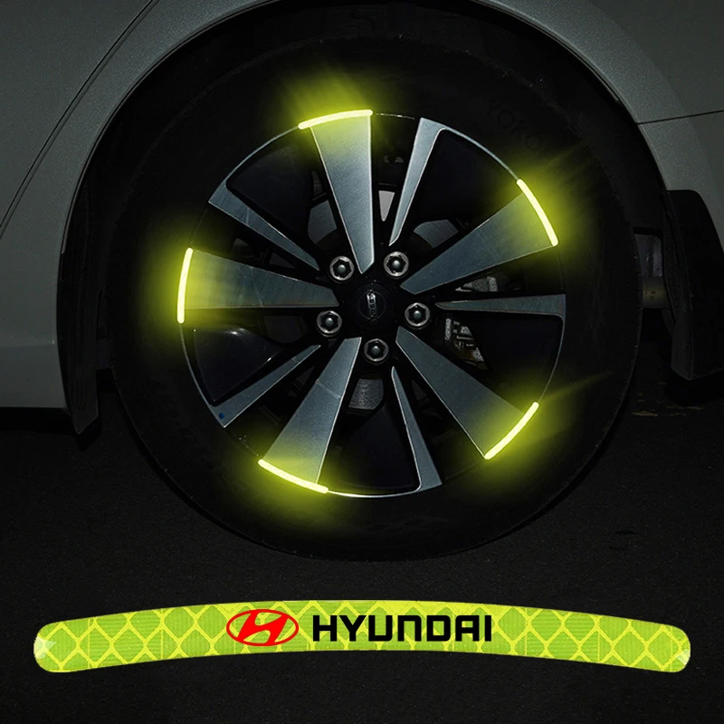 20 шт. декоративные светоотражающие наклейки на автомобильные колеса Solaris ix35 i20 i30