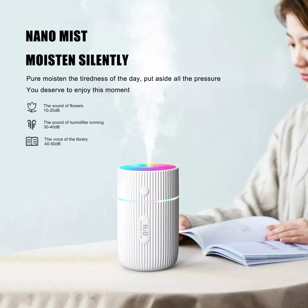 

NEW2023 220ml Air Humidifier Car Ultrasonic Aroma Essential Oil Diffuser Cool Mist Fogger Maker Home Aromatherapy Diffuser Humid