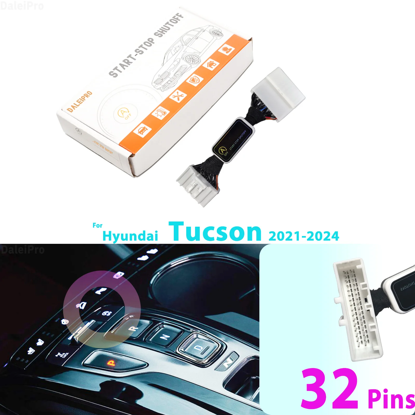 Для Hyundai Tucson 2021 2022 2023 2024 Автоматическая система остановки и запуска двигателя, выключаемая интеллектуальная выключенная система автомобиля, автоматический запуск и остановка