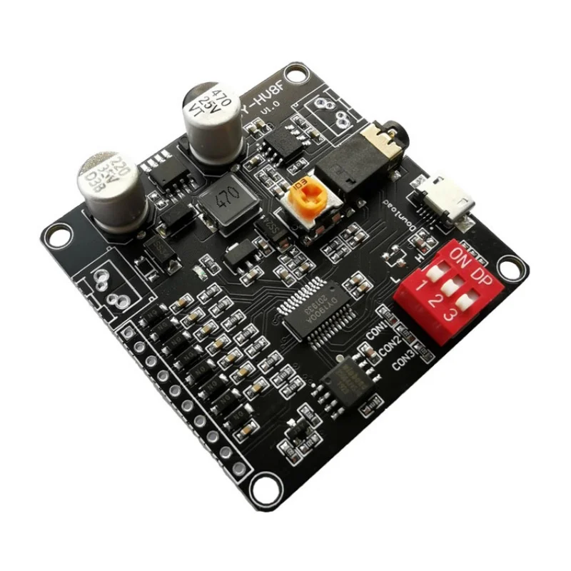 Модуль воспроизведения голоса 12 В/24 В запускает последовательный порт один в для