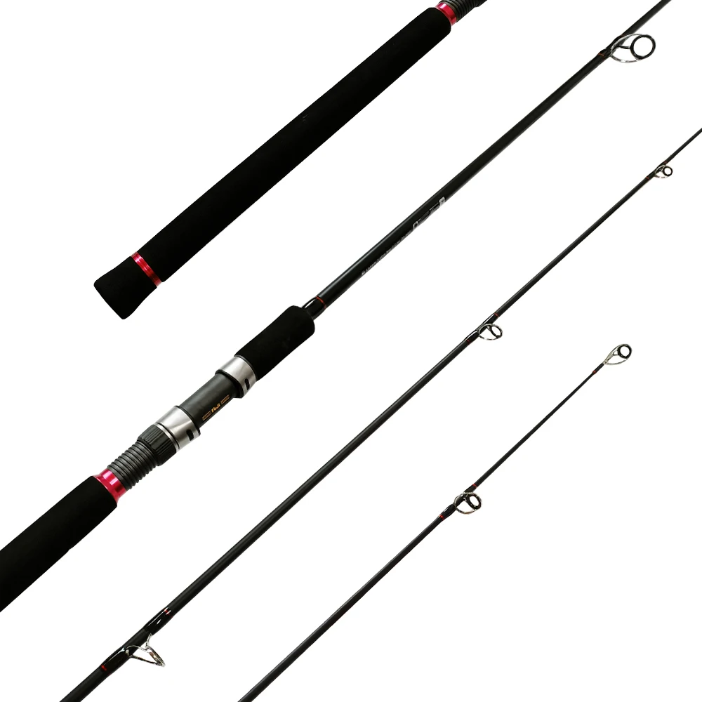 

Newbility 2021 high quality 40T high carbon 10ft 2 sections Fuji guide and reel seat spinning rod