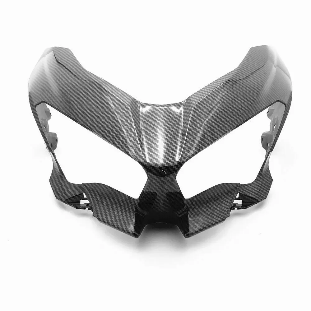 

Hydro Dipped Carbon Fiber Finish For KAWASAKI NINJA 400 2018-2021 Front Nose Headlight Cover Fairing